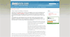 Desktop Screenshot of demipiste.com